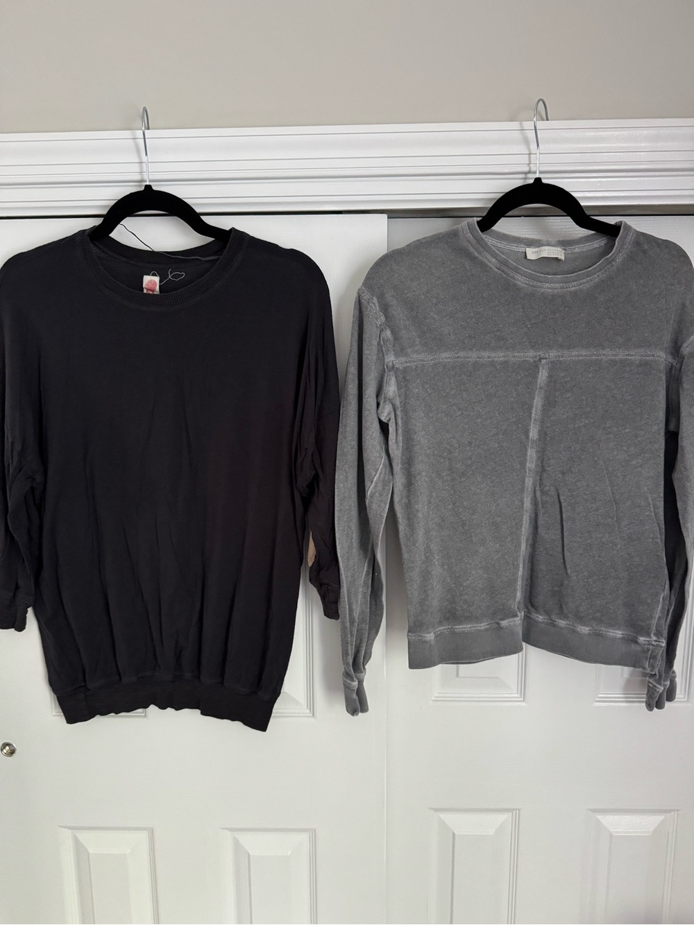Zara Gray Crewneck Sweatshirts